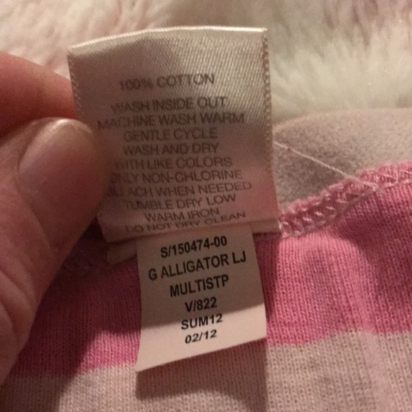 Baby gap toddler five years girls alligator PJ matching set - Picture 6 of 9